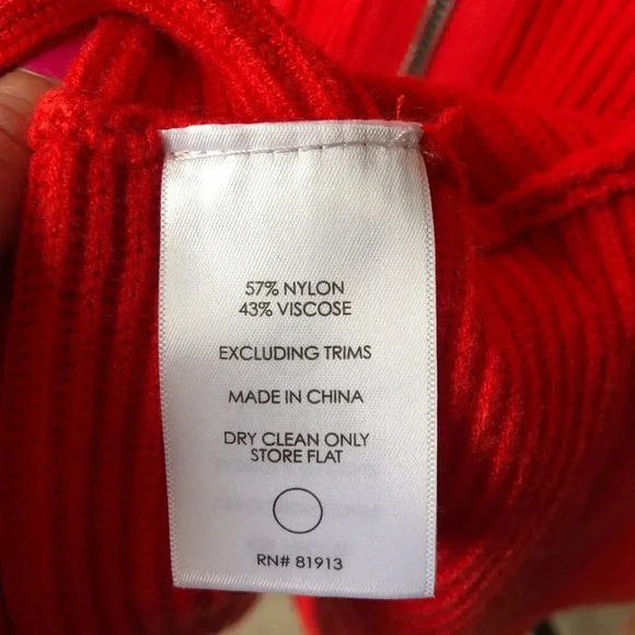 Tracy Reese Zip Off Cardigan in Maasai Red Size XS NWT - Picture 10 of 15